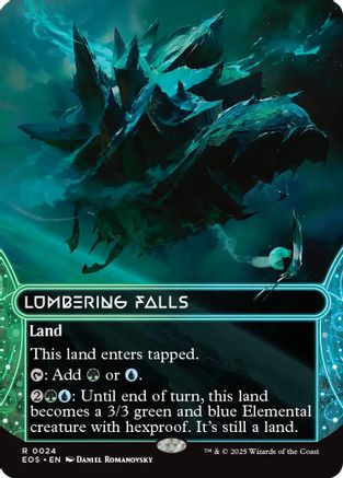 Lumbering Falls (Borderless) (024) - Edge of Eternities: Stellar Sights