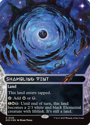 Shambling Vent (Borderless) (128) Galaxy Foil - Edge of Eternities: Stellar Sights