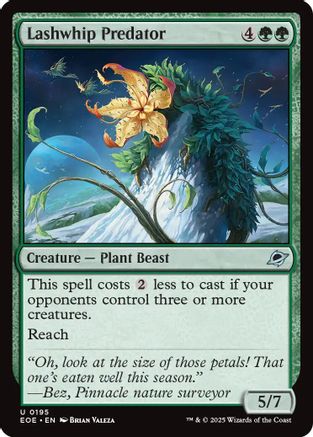 Lashwhip Predator (195) Foil - Edge of Eternities