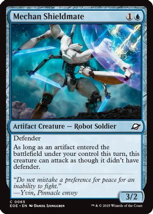 Mechan Shieldmate (065) Foil - Edge of Eternities