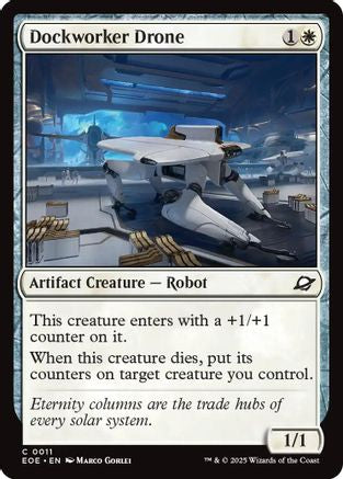 Dockworker Drone (011) Foil - Edge of Eternities