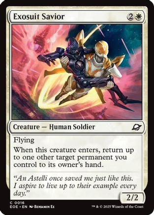 Exosuit Savior (016) Foil - Edge of Eternities
