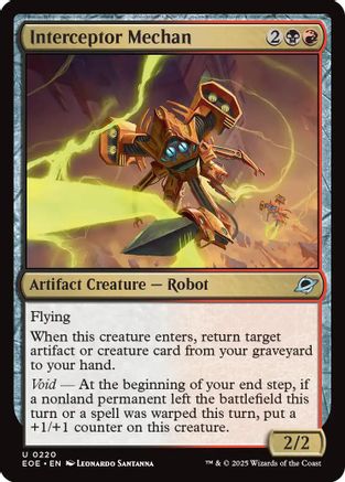 Interceptor Mechan (220) Foil - Edge of Eternities