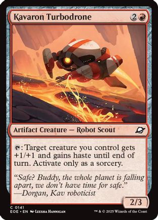 Kavaron Turbodrone (141) Foil - Edge of Eternities