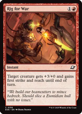 Rig for War (156) Foil - Edge of Eternities