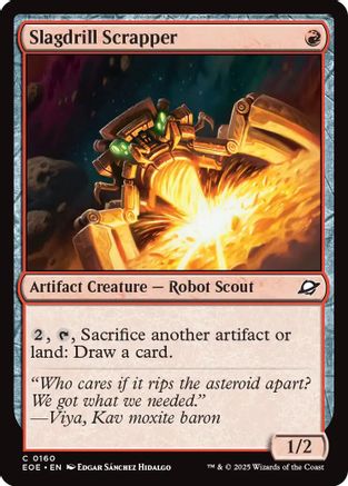 Slagdrill Scrapper (160) Foil - Edge of Eternities