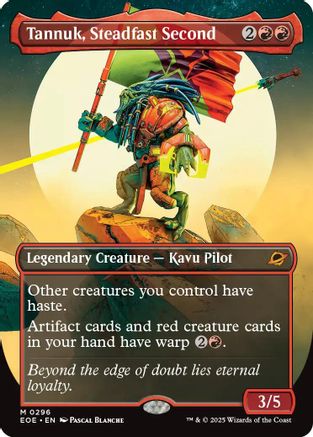 Tannuk, Steadfast Second (Borderless) (296) Foil - Edge of Eternities