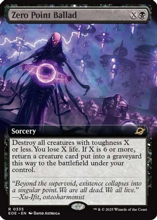 Zero Point Ballad (Extended Art) (335) Foil - Edge of Eternities