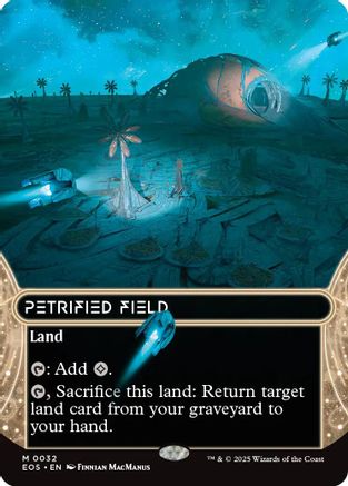Petrified Field (Borderless) (032) - Edge of Eternities: Stellar Sights