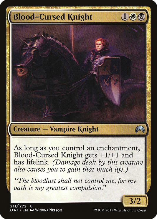 Blood-Cursed Knight [Magic Origins] Foil