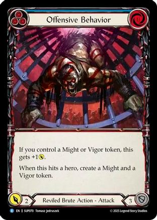 Offensive Behavior (SUP070) Rainbow Foil - Super Slam