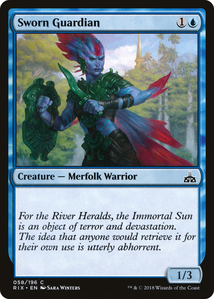 Sworn Guardian [Rivals of Ixalan] Foil