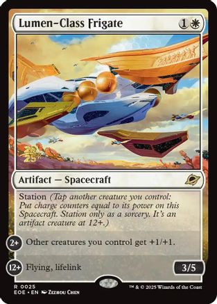 Lumen-Class Frigate (025) Foil - Prerelease Cards