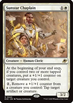 Sunstar Chaplain (040) Foil - Prerelease Cards