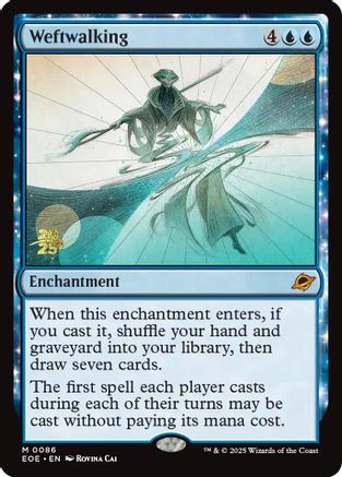 Weftwalking (Prerelease) (086) Foil - Edge of Eternities