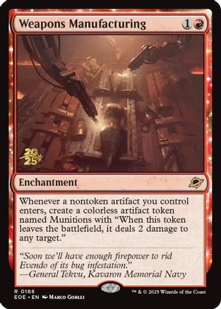 Weapons Manufacturing (168) Foil - Prerelease Cards