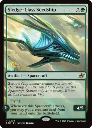 Sledge-Class Seedship (Prerelease) (208) Foil - Edge of Eternities