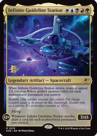 Infinite Guideline Station (219) Foil - Prerelease Cards