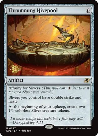 Thrumming Hivepool (Prerelease) (247) Foil - Edge of Eternities