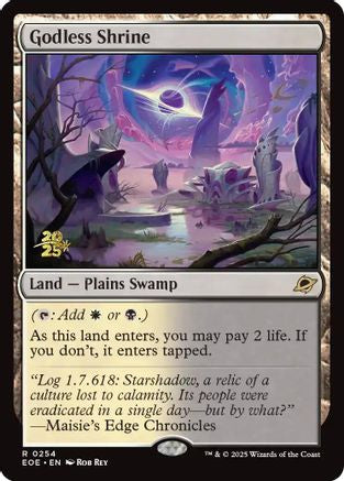 Godless Shrine (Prerelease) (254) Foil - Edge of Eternities