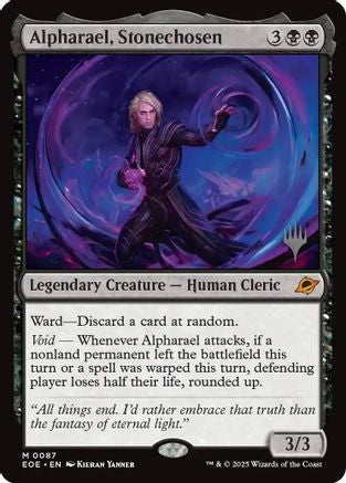 Alpharael, Stonechosen (Promo Pack) (087) Foil - Edge of Eternities