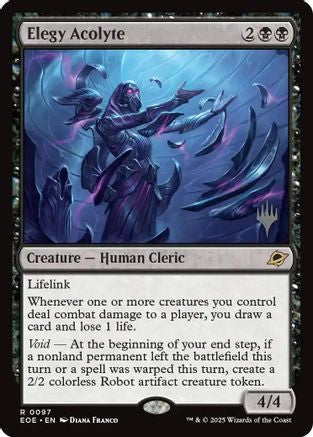 Elegy Acolyte (Promo Pack) (097) Foil - Edge of Eternities