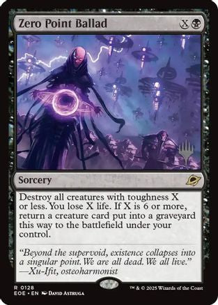 Zero Point Ballad (Promo Pack) (128) Foil - Edge of Eternities