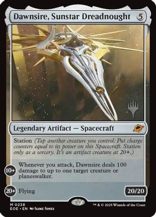 Dawnsire, Sunstar Dreadnought (Promo Pack) (238) Foil - Edge of Eternities