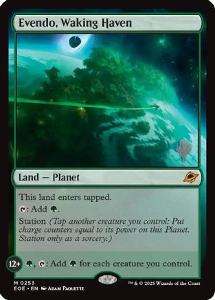 Evendo, Waking Haven (253) Foil - Promo Pack: Edge of Eternities