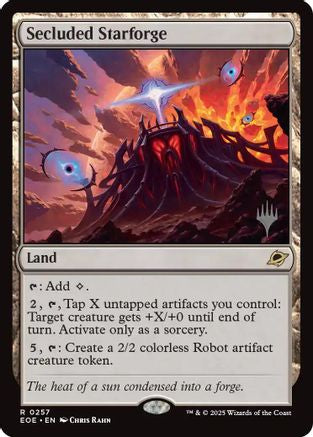 Secluded Starforge (Promo Pack) (257) - Edge of Eternities