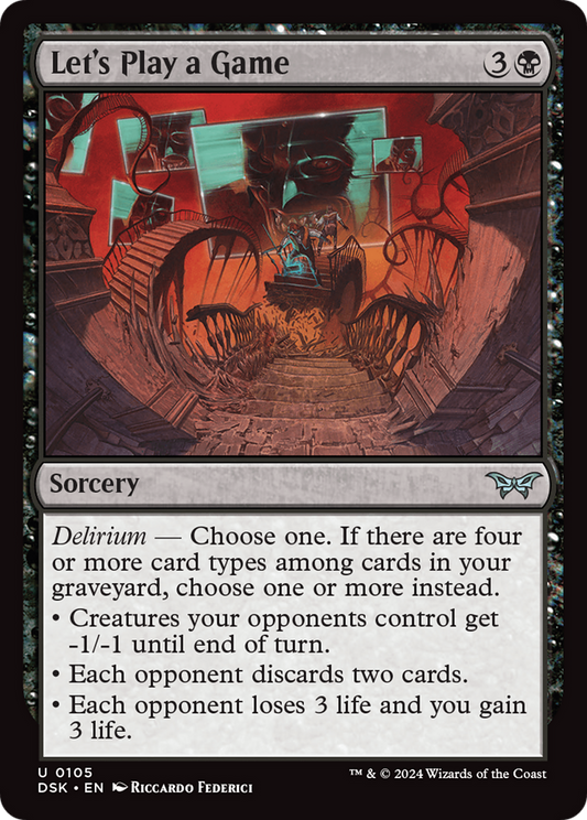 Let's Play a Game [Duskmourn: House of Horror] Foil
