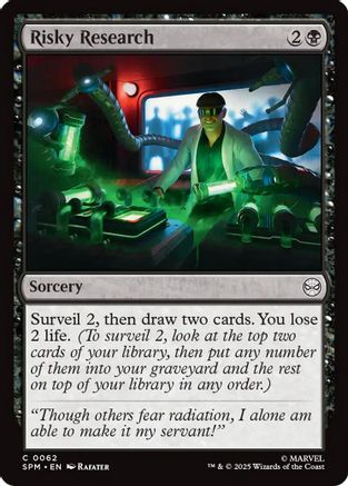 Risky Research (062) Foil - Marvel's Spider-Man