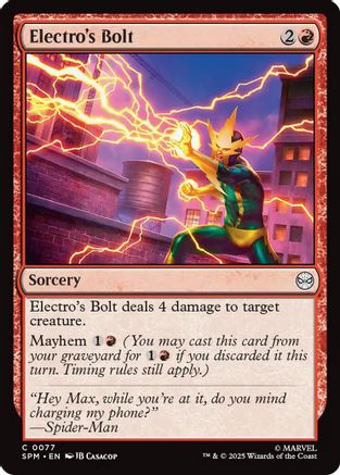 Electro's Bolt (077) - Marvel's Spider-Man