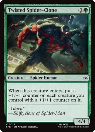 Twisted Spider-Clone (019) Foil - Marvel's Spider-Man: Eternal-Legal