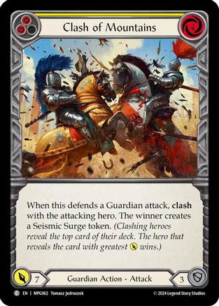 Clash of Mountains (Yellow) (MPG062)  - Mastery Pack Guardian