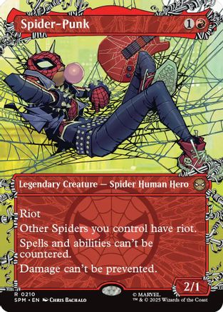 Spider-Punk (Borderless) (210) Foil - Marvel's Spider-Man