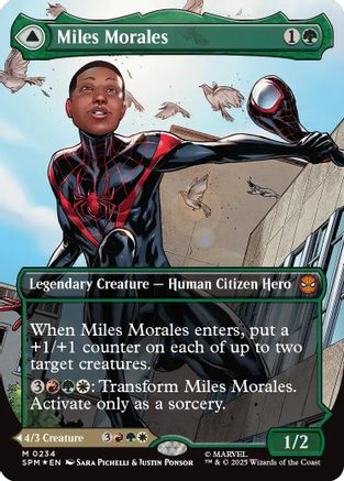 Miles Morales (0234) (Borderless) (234) Foil - Marvel's Spider-Man