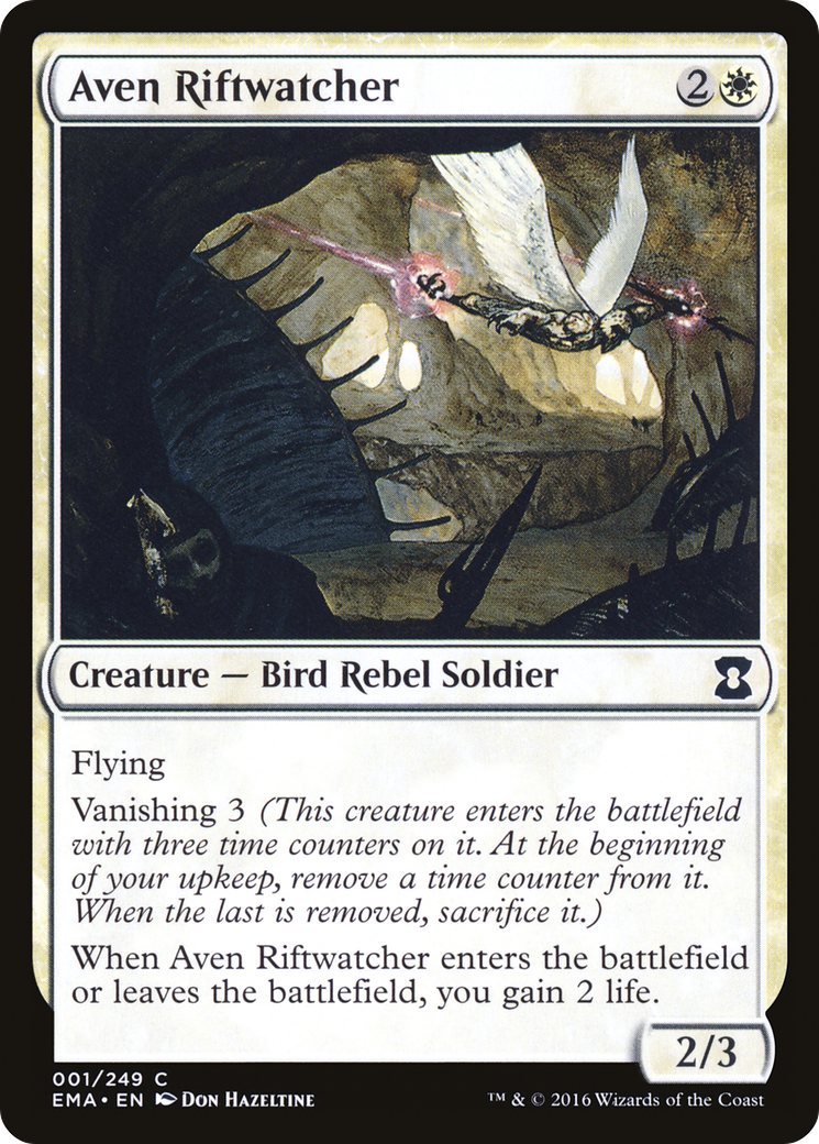 Aven Riftwatcher (001) Foil - Eternal Masters