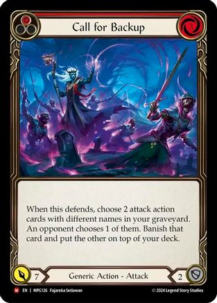 Call for Backup (MPG126)  - Mastery Pack Guardian