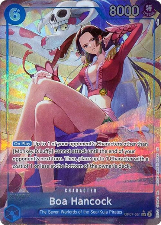Boa Hancock (Seven Warlords of the Sea Binder Set) (Alternate Art) (OP07-051) Foil