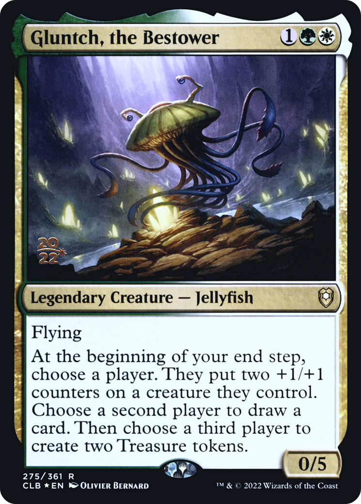 Gluntch, the Bestower [Commander Legends: Battle for Baldur's Gate Prerelease Promos] | Silver Goblin