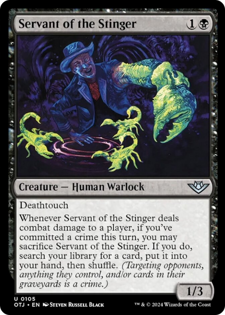 Servant of the Stinger [Outlaws of Thunder Junction] | Silver Goblin