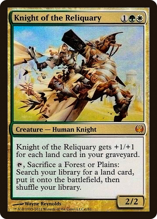 Knight of the Reliquary [Duel Decks: Knights vs. Dragons] Foil