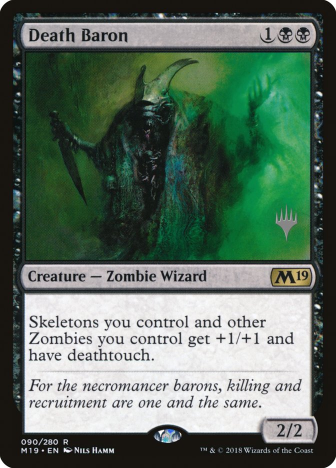 Death Baron (Promo Pack) [Core Set 2019 Promos] | Silver Goblin