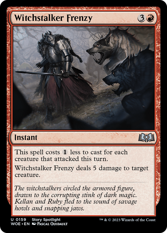 Witchstalker Frenzy [Wilds of Eldraine] Foil