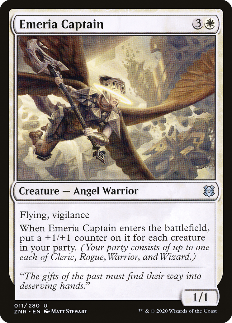 Emeria Captain [Zendikar Rising] Foil