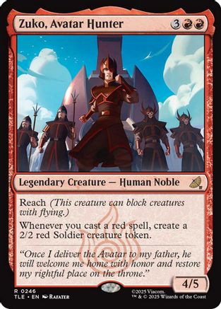 Zuko, Avatar Hunter (246) Foil - Avatar: The Last Airbender: Eternal-Legal