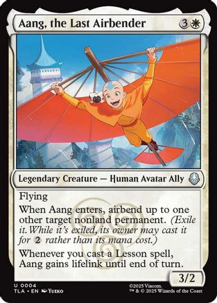 Aang, the Last Airbender (004) Foil - Avatar: The Last Airbender