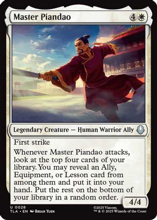 Master Piandao (028) Foil - Avatar: The Last Airbender