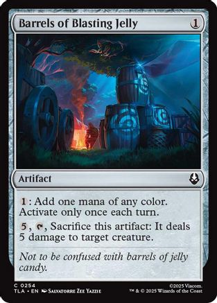Barrels of Blasting Jelly (254) Foil - Avatar: The Last Airbender